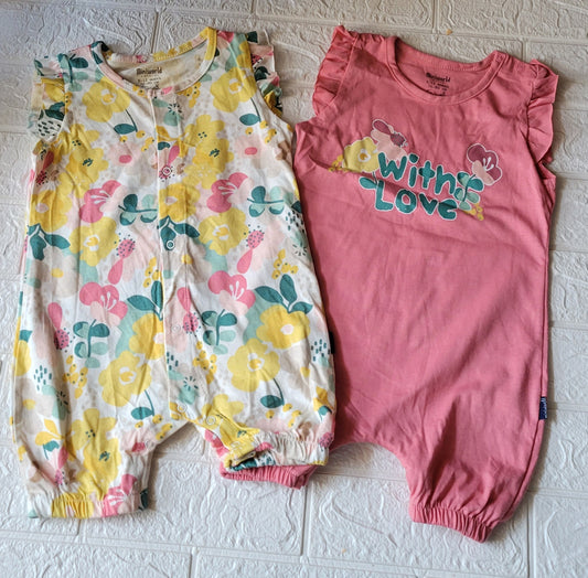 Pack of two rompers