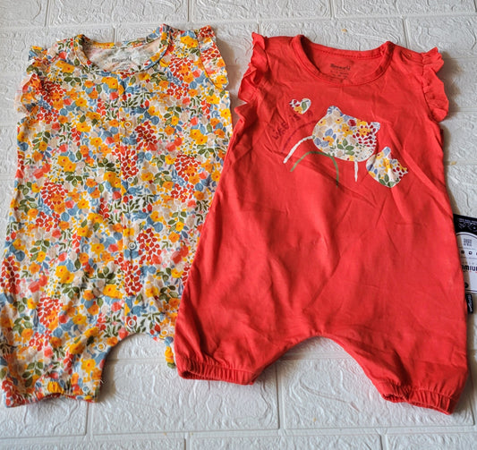 Pack of two rompers