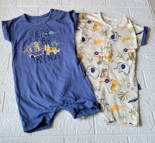 Pack of two rompers