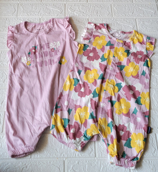 Pack of two rompers