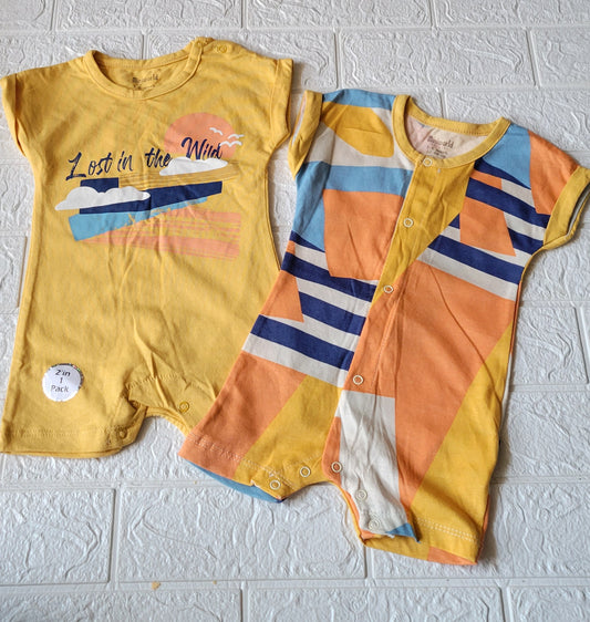 Pack of two rompers