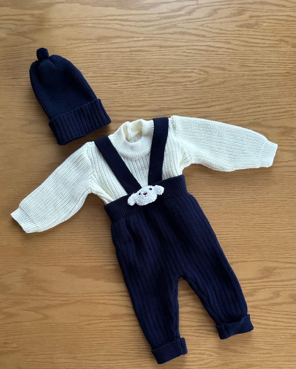 3pc WOOLEN BUNNY SET