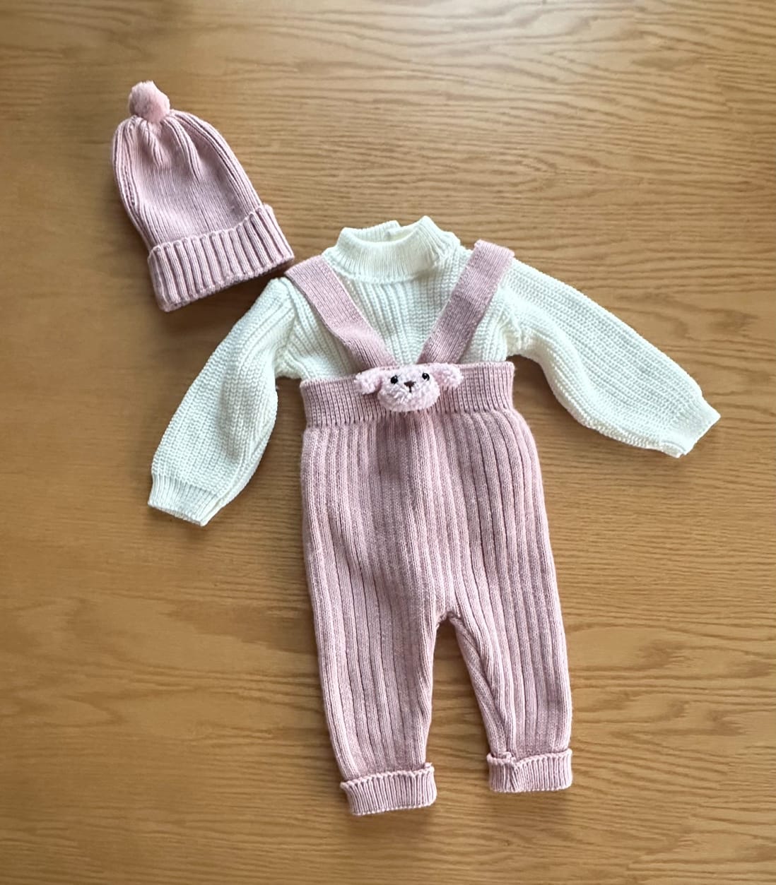 3pc WOOLEN BUNNY SET