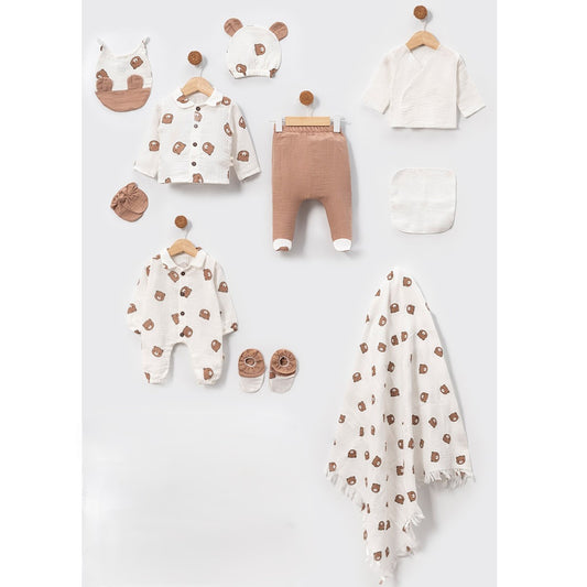 BABY BEAR - PREMIUM MUSLIN WELCOME SET