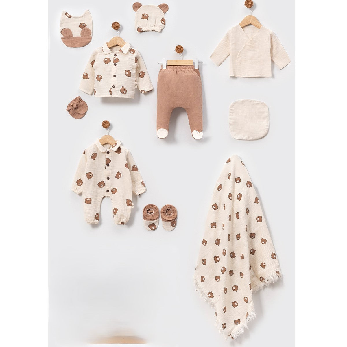 BABY BEAR - PREMIUM MUSLIN WELCOME SET