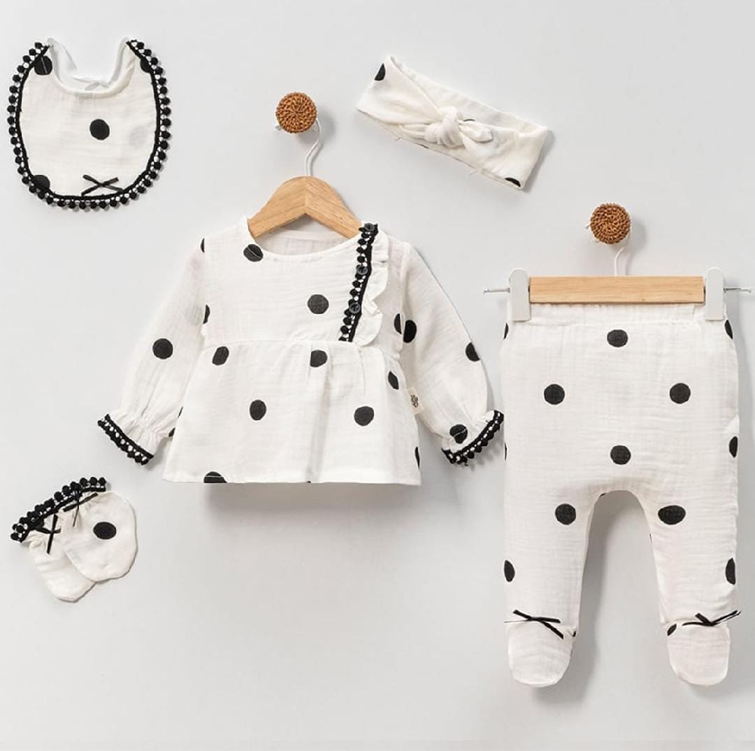 POLKA - PREMIUM MUSLIN WELCOME SET