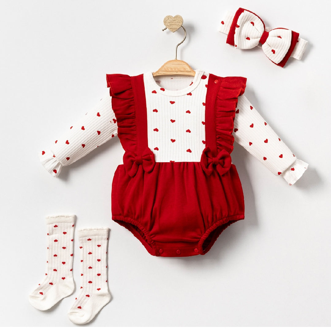 3PC LOVE BODYSUIT SET