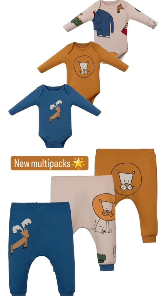 Pack of three sets - cotton