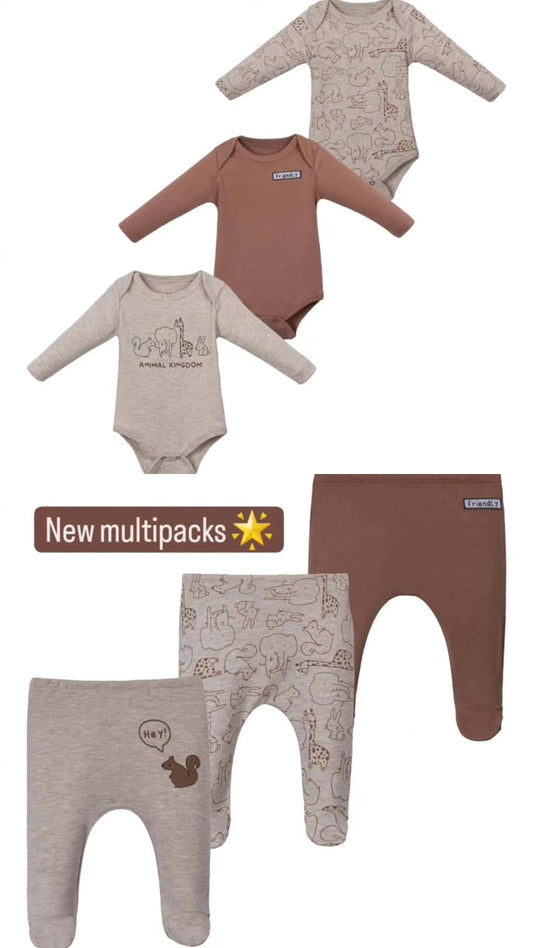 Pack of three sets - cotton