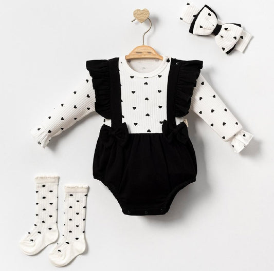 3PC LOVE BODYSUIT SET